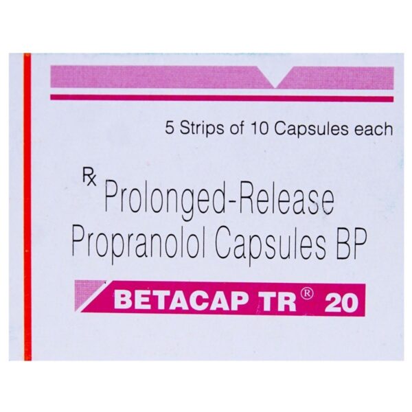 betacap tr 20mg capsules