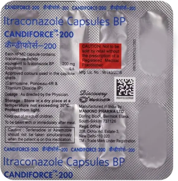 Candiforce 200mg- Capsule