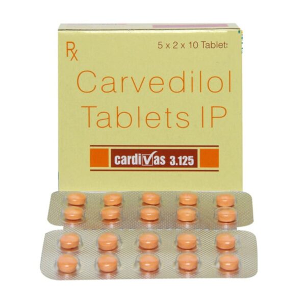 cardivas 3.125mg tablet