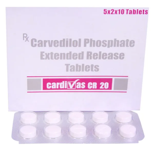 cardivas cr 20mg tablet