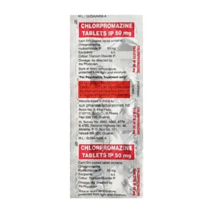 chlorpromazine 50mg tablet