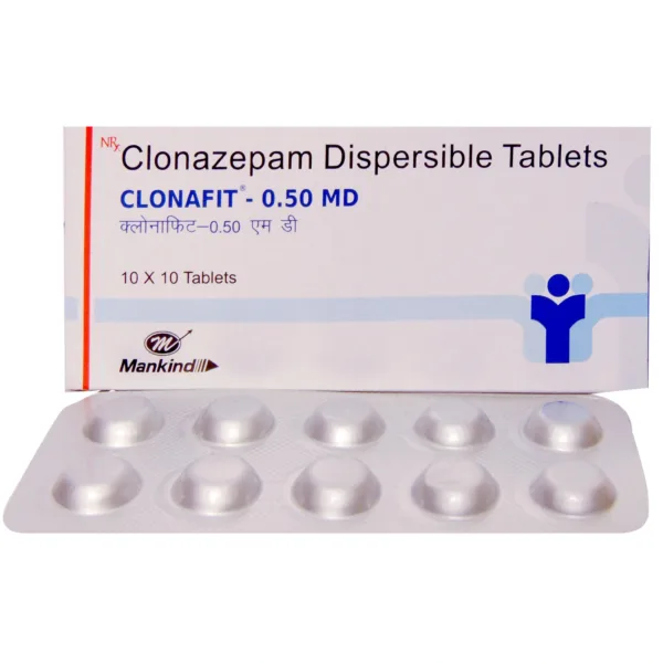 Clonafit 0.5 MD Tablet