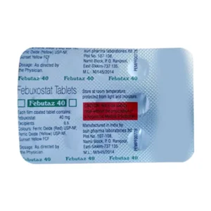 febutaz 40mg tablet