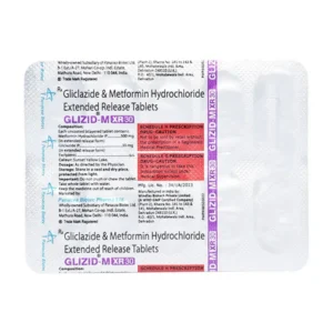 glizid m xr 30mg tablet