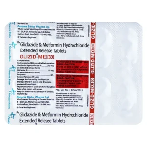 glizid m xr 60mg tablet