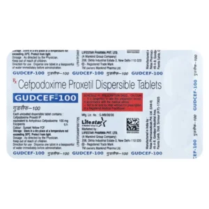Gudcef 100mg Tablet