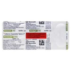 Mahacef 100mg -Tablet