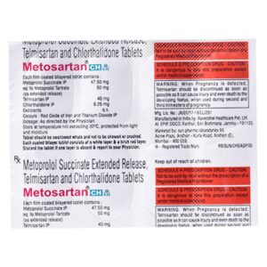 metosartan ch 6.25-50-40mg tablet