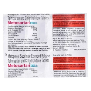 metosartan ch 6.25-50-40mg tablet
