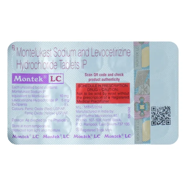 montek lc tablet