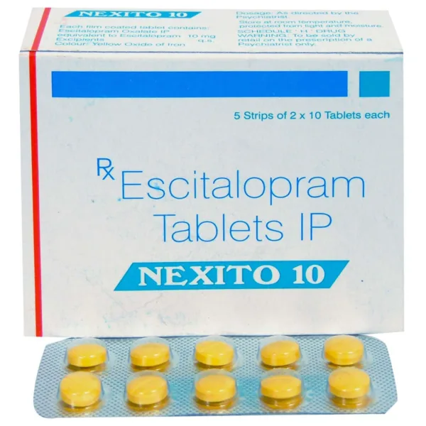 nexito 10mg tablet