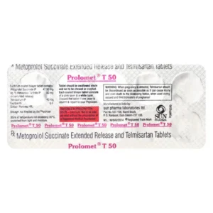 prolomet t 50mg tablet