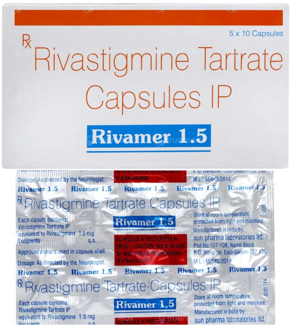 rivamer 1.5mg capsules
