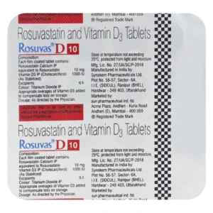 rosuvas d 10mg tablet
