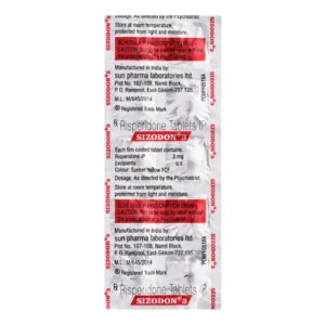 sizodon 3mg tablet