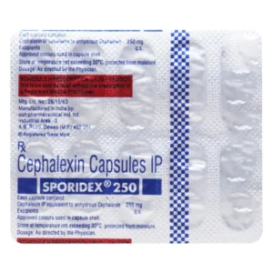 sporidex 250mg capsules