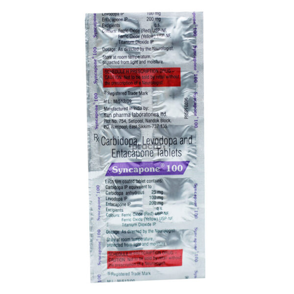 syncapone 100mg tablet