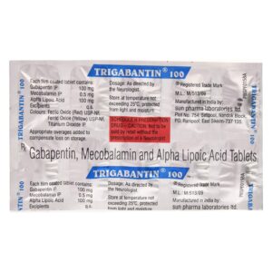 trigabantin 100mg tablet