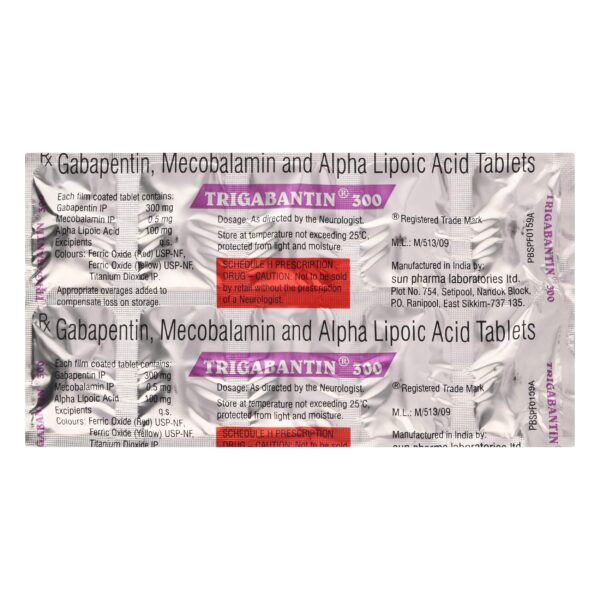 trigabantin 300mg tablet