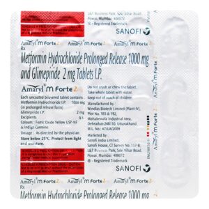 Amaryl M Forte 2mg Tablet PR