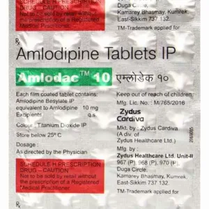 Amlodac 10 Tablet