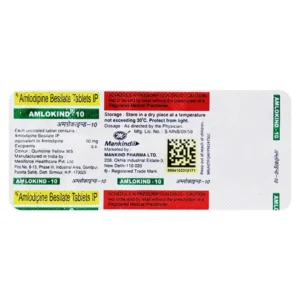 Amlokind 10mg Tablet