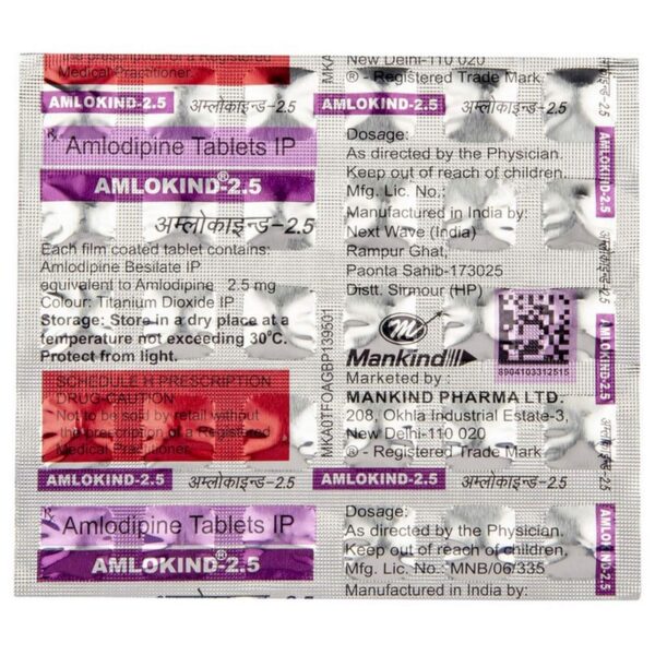 Amlokind 2.5mg Tablet