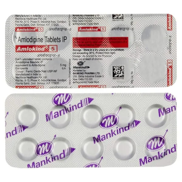 Amlokind 5mg Tablet