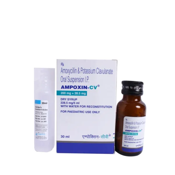 Ampoxin-CV 200mg/28.5mg Suspension