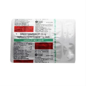 Azulix MV 1mg/500mg/0.2mg Tablet SR