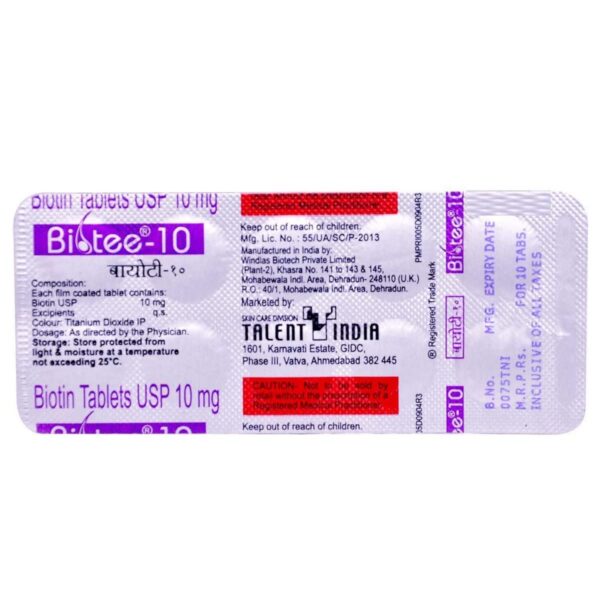 Biotee 10mg Tablet