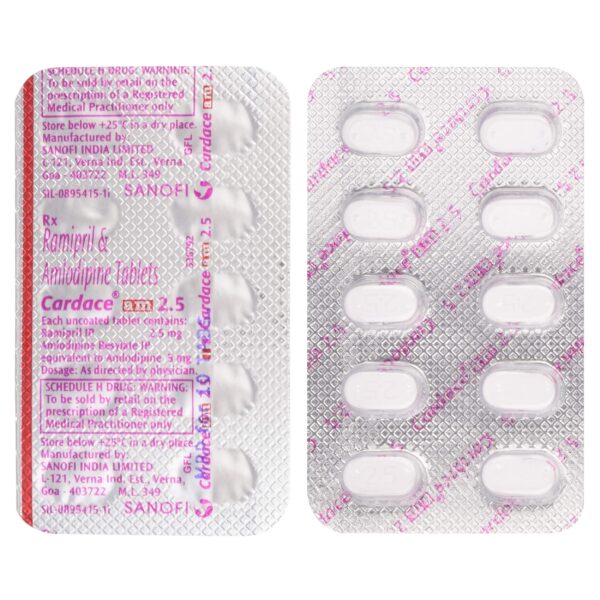 Cardace AM 2.5mg Tablet