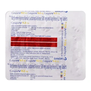 Cetapin V 0.2mg Tablet SR