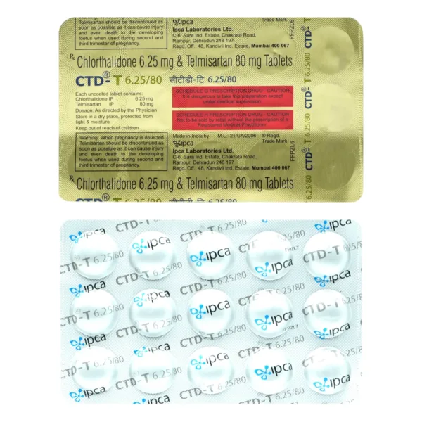 CTD-T 6.25/80 Tablet