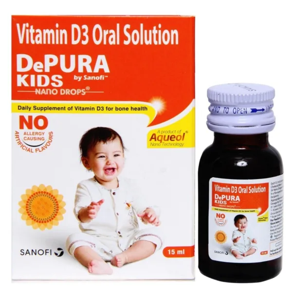 Depura Kids Vitamin D3 Oral Drop for Bone, Joint & Muscle Care