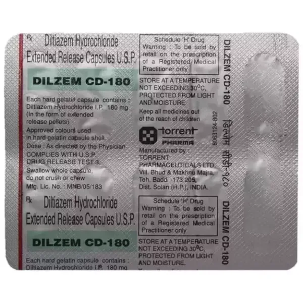 Dilzem CD 180 Capsule ER