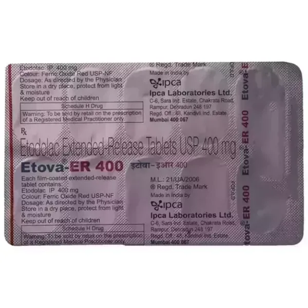 Etova-ER 400 Tablet PR