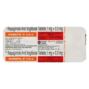Eurepa-V 1/0.3mg Tablet
