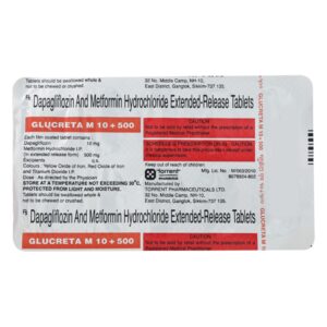 Glucreta M 10/500 Tablet ER