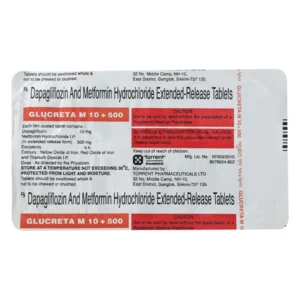 Glucreta M 10/500 Tablet ER