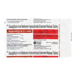 Glucreta M 5+1000 Tablet ER