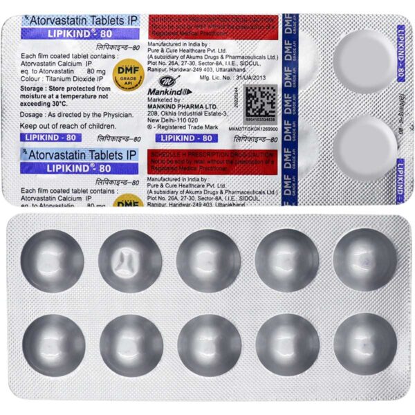 Lipikind 80mg Tablet