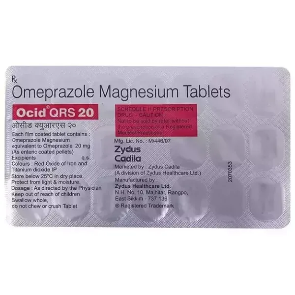 Ocid QRS 20 Tablet