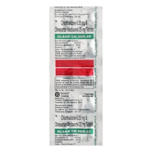 Olsar CH 20mg/6.25mg Tablet