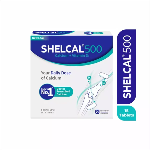 Shelcal 500 Calcium+Vitamin D3 Tablet