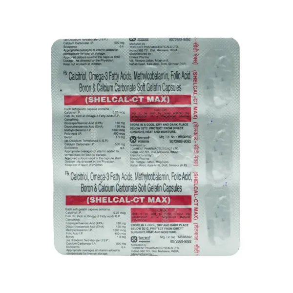 Shelcal -CT Max Soft Gelatin Capsule