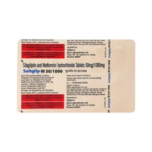 Suitglip-M 50/1000 Tablet