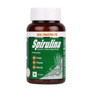 Sunova Organic Spirulina Capsule | For Energy, Stamina