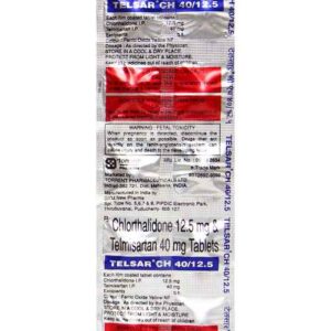 Telsar CH 40mg/12.5mg Tablet