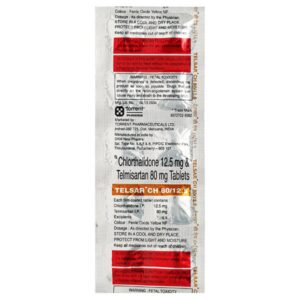 Telsar CH 80mg/12.5mg Tablet
